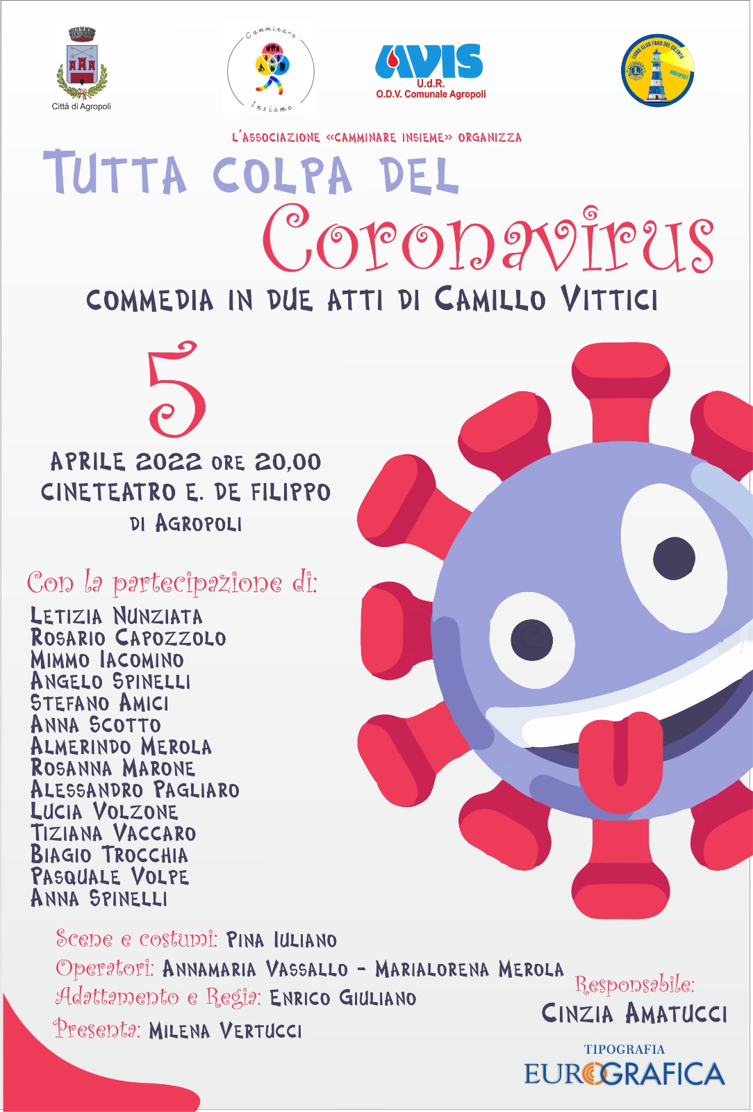 5 aprile Agropoli teatro colpa coronavirus