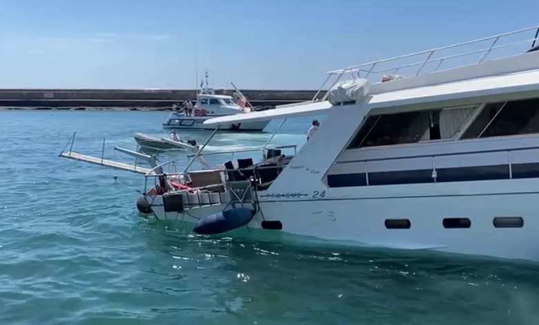 camerota yacht rischia affondare oggi 14 agosto
