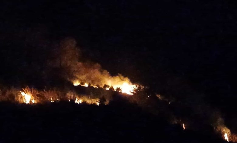 Incendio Agropoli località Moio