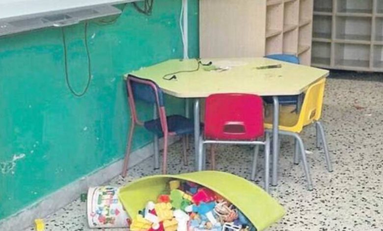 Nocera Inferiore scuola devastata vandali