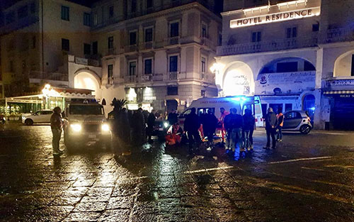 Investito vigile urbano a lavoro: 40enne al pronto soccorso Amalfi