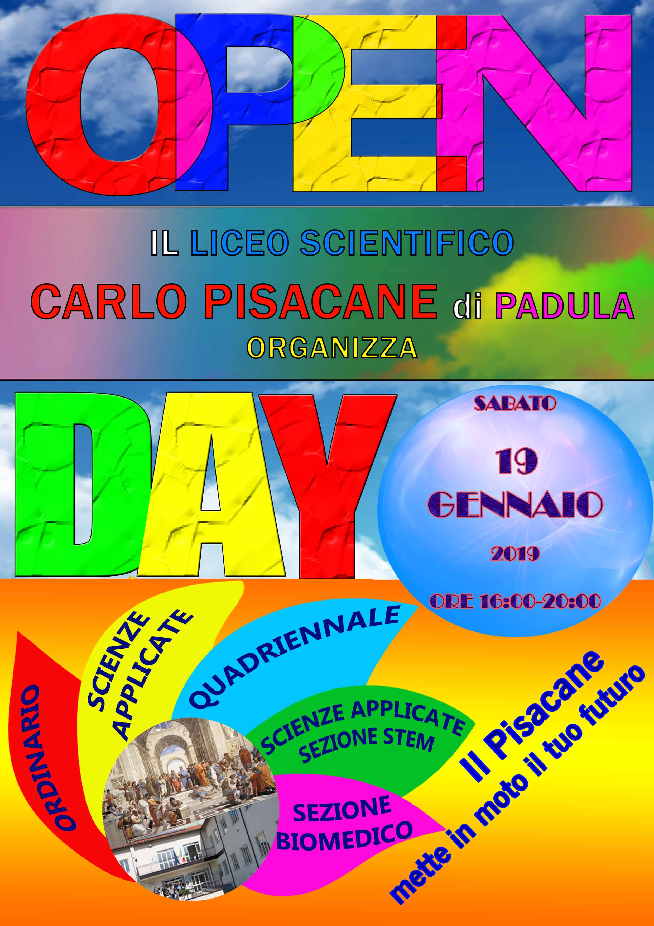 Open Day Liceo Padula 19 gennaio