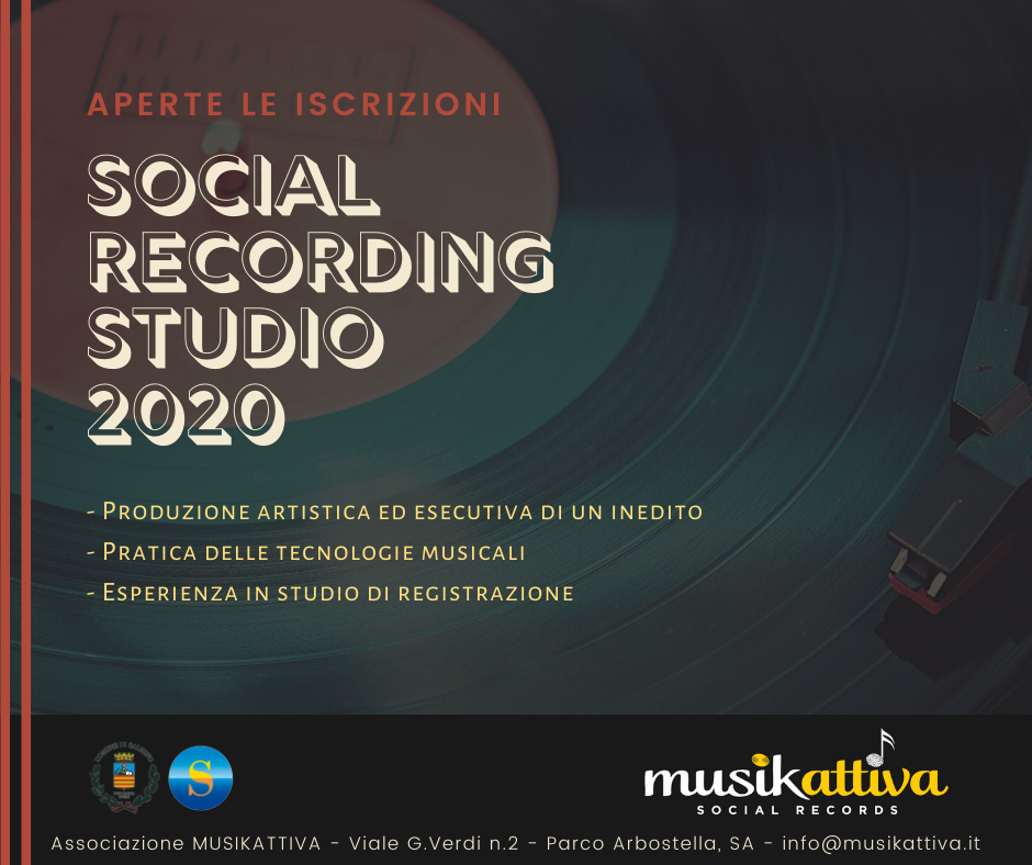 Social-Recording-Studio-2020-bando-salerno-campania
