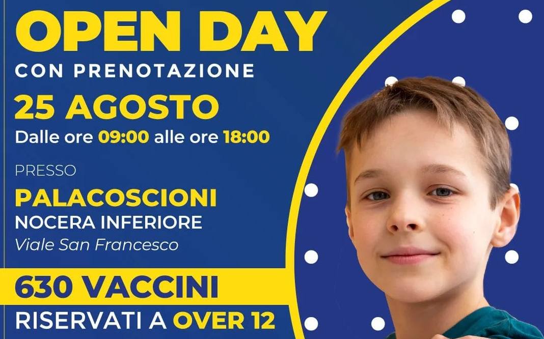 nocera-inferiore-open-day-vaccino-bambini-25-agosto-prenotazione