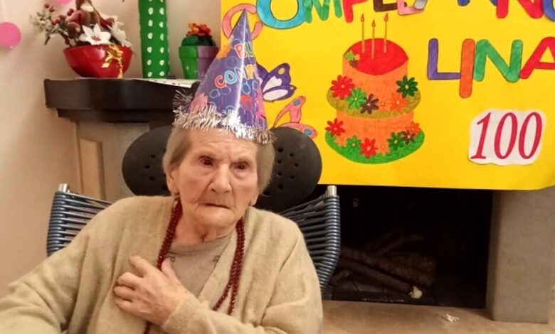 100 anni nonna Lina