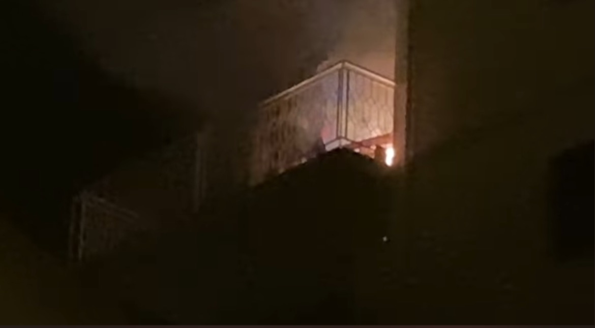 Capodanno Agropoli razzo incendio balcone 1 gennaio