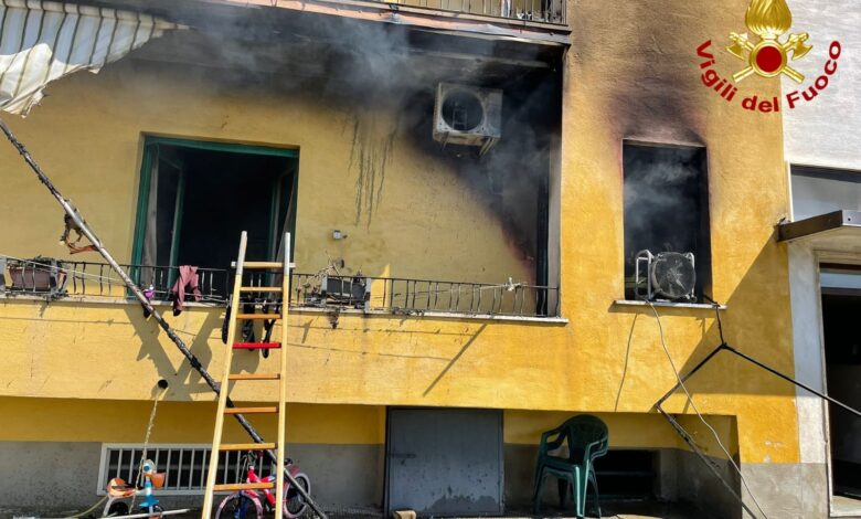 incendio omignano esplode bombola gas 14 marzo