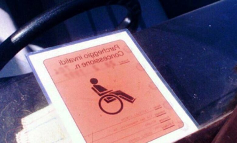 falsi permessi disabili salerno