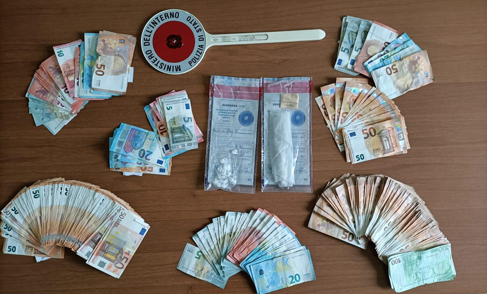 salerno-arresti-droga-28-aprile-15mila-euro-contanti