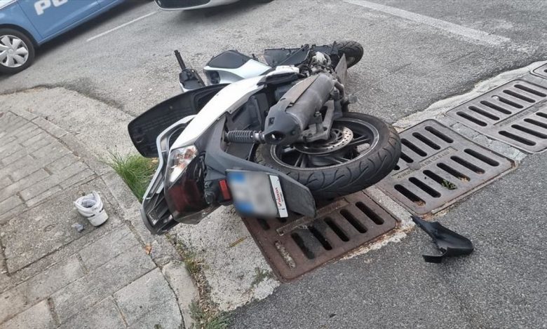 incidente auto scooter salerno 18 luglio