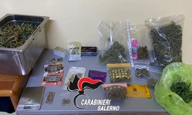 baronissi droga munizioni arrestato 26 ottobre