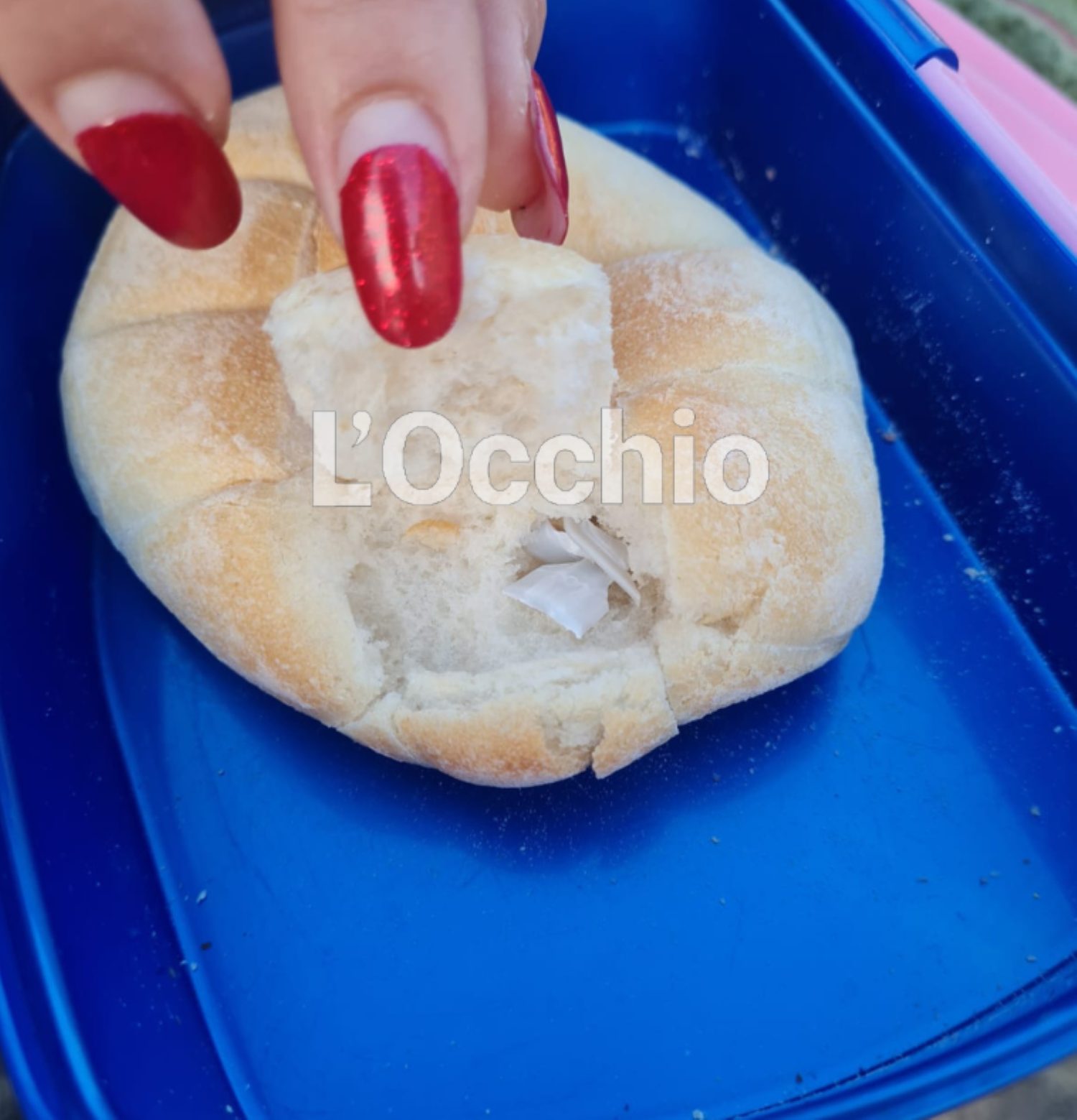 Plastica in un panino a scuola a Battipaglia