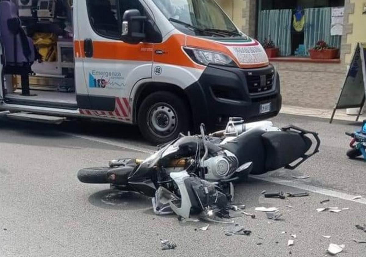 Incidente Vietri Mare morto motociclista Nocera