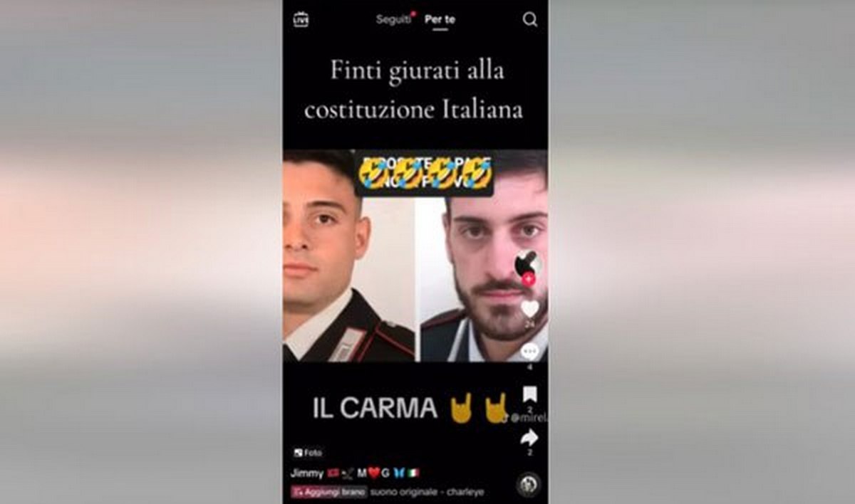 Carabinieri morti Campagna video social