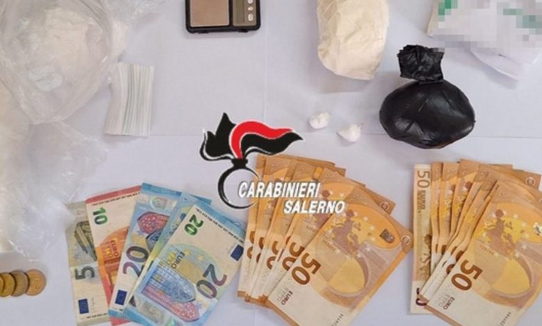 agropoli cocaina auto arrestato 18 aprile