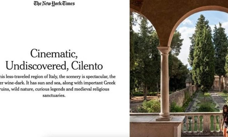 Il Cilento approda sul New York Times: “Un segreto ben custodito”