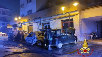 Incendio San Cipriano Picentino auto fiamme filetta